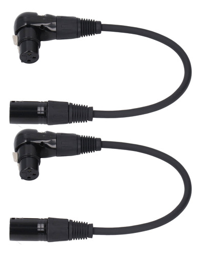 Adaptador De Extensión De Cable De Micrófono Xlr De 3 Pines