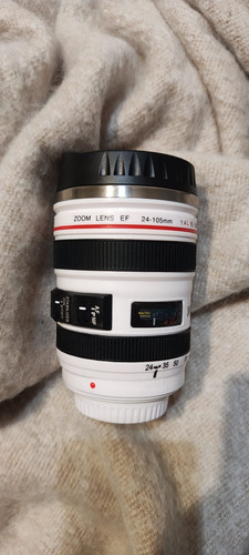 Vaso Termico Diseño Camara De Viaje Blanco Camera