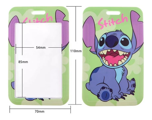 Imagen 3 de 7 de Lanyard + Portacredencial - Stitch Disney