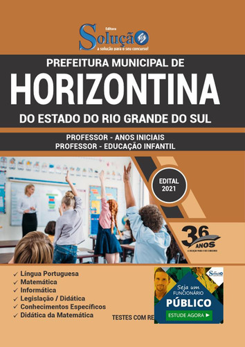 Apostila Prefeitura Horizontina Rs - Professor Anos Iniciais