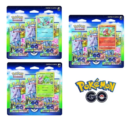 Jogo de Cartas - Pokemon Go - Blister Triplo - 19 Cartas