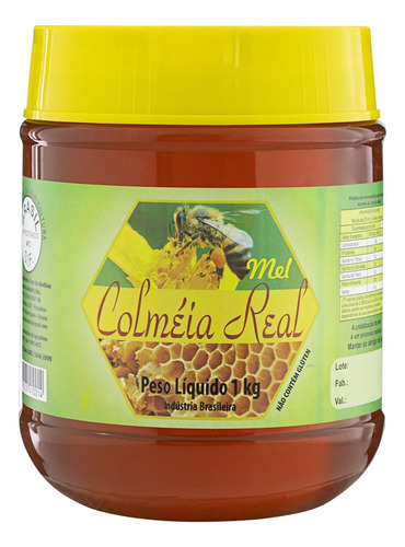Mel De Abelha - 100% Puro - 2 Kg - Colmeia Real