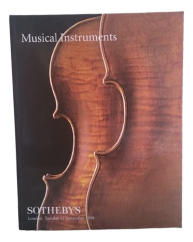 Catálogo Instrumentos Musicales. Violines - Sotheby's 1998