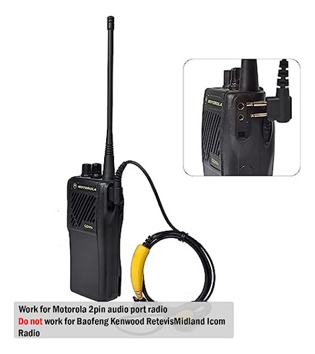 Auricular En Forma De C, Auriculares Para Walkie Talkie Moto