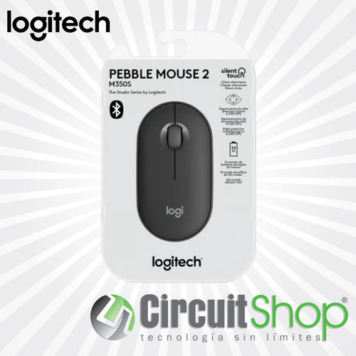 Mouse Bluetooth Logitech Pebble 2 M350s Bk Circuit Shop