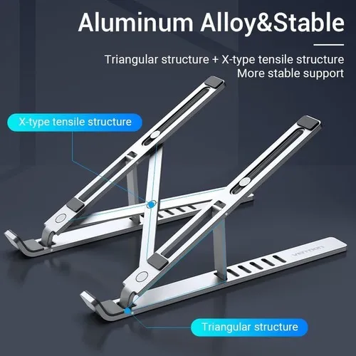 Soporte Para Notebook Plegable Y Compacto Aluminio
