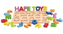 Comprar Hape 27 Pz Rompecabezas Abecedario Letras Mayúsculas Colores