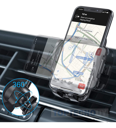 Imagen 3 de 6 de Soporte Auto Universal De Celular Rejilla Aire Acondicionado
