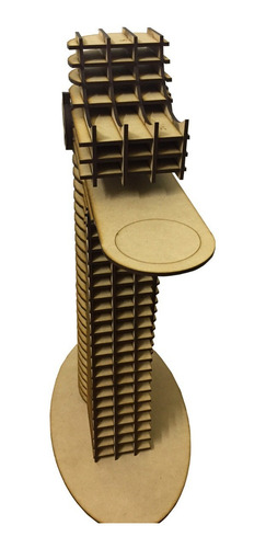 Imagen 6 de 10 de Maqueta Torre Avengers Mdf Fibrofacil Torre Vengadores