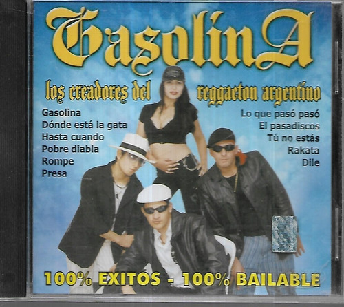 Gasolina Album 100 % Exitos 100 % Bailables Reggaeton Cd