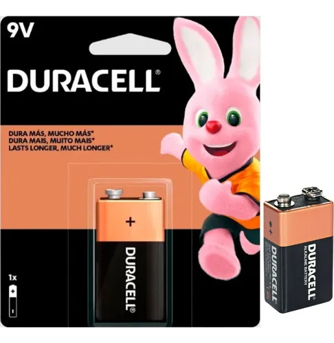 comprar Kit 1 Cartela Pilha Bateria Duracell 9v Duralock Mn1604b1