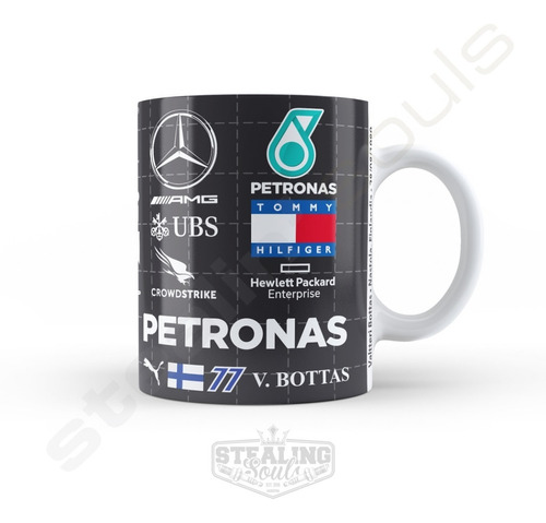 Taza De Porcelana Fierrera - Valtteri Bottas #03 | Formula 1