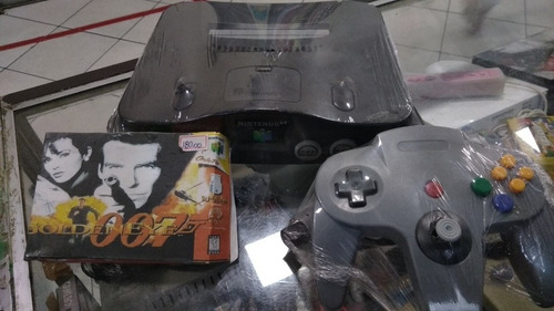 Video Game Nintendo 64 + Jogo Raro Oo7+1controle Novo !