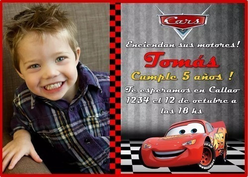 Kit Imprimible Cars Candy Bar Invitaciones Golosinas Cajas