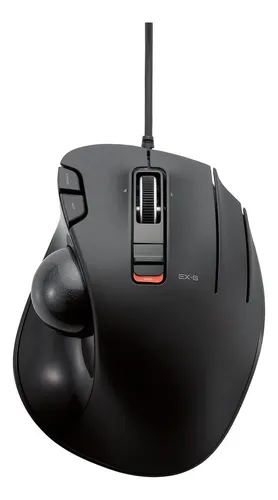 Mouse De Trackball Con Cable De Elecom G-g, Ergonómico, Del