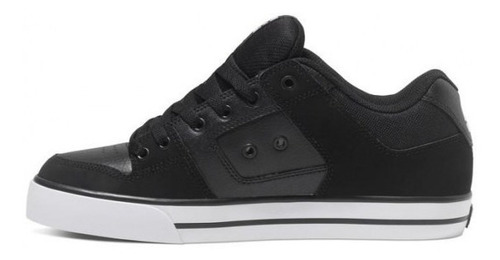 Imagen 3 de 6 de Zapatillas Dc Shoes Modelo Pure Negro Blanco Nueva Coleccion