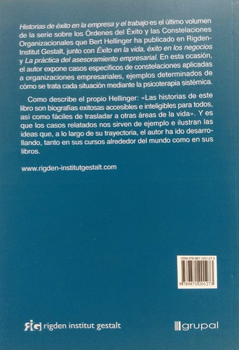 Imagen 2 de 2 de Hellinger - Historias De Éxito En La Empresa Y El Trabajo