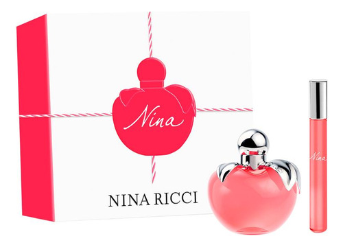 Set Perfume Nina Ricci Nina 80ml + Roll On Original