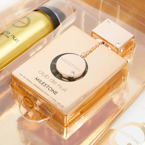 Set De 4 Piezas Perfume Armaf Club De Nuit Milestone Para Ho