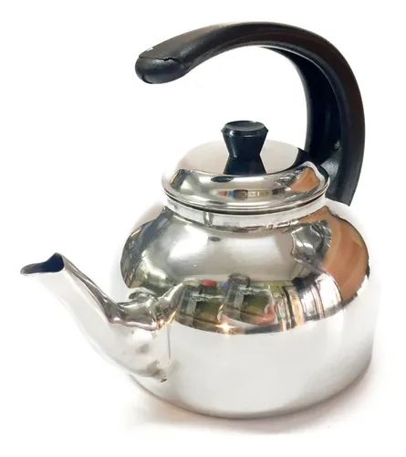 Pava Clásica Liviana Acero Inoxidable 18/8 Mango Curvo 1.5 L