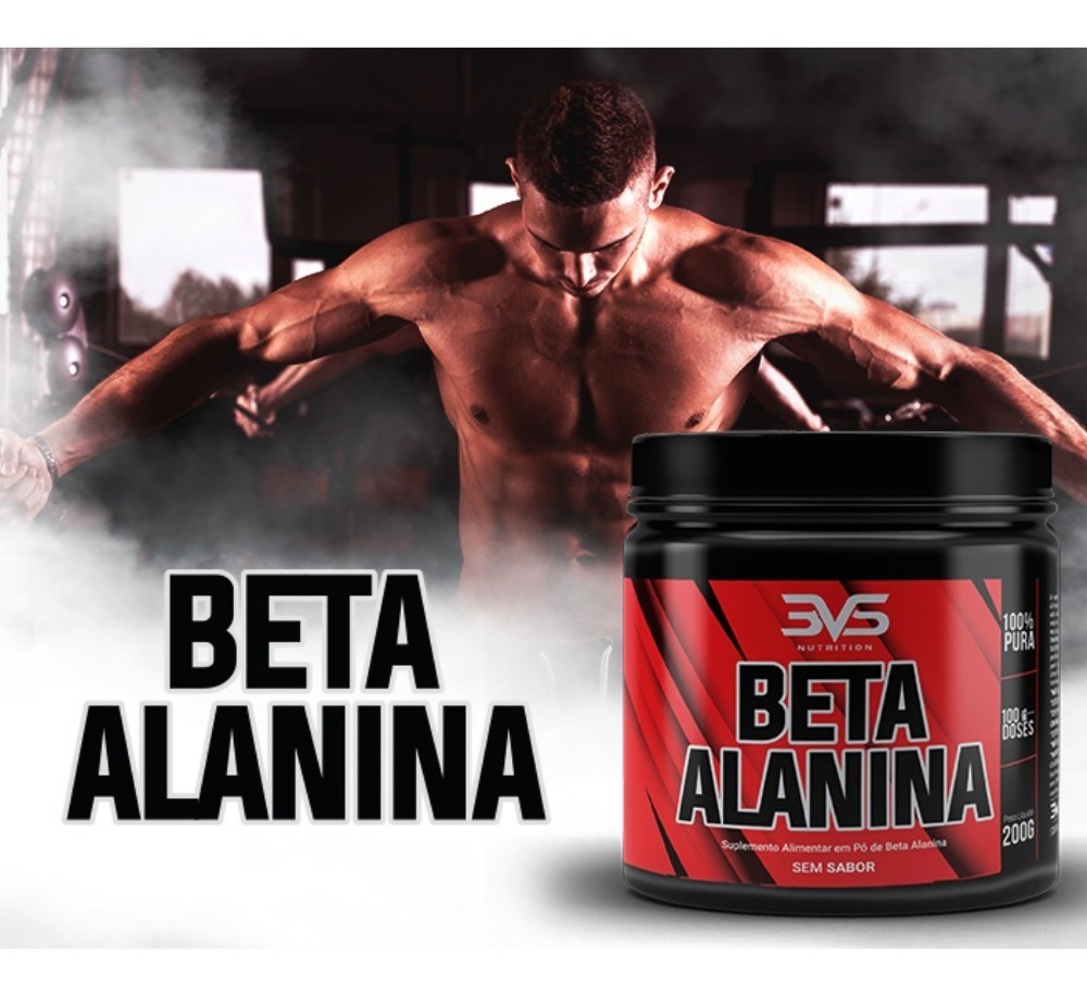 Pré Treino Com Beta Alanina Beta Alanina Pré Treino 200g - 3vs Nutrition - 100% Pura | Mercado Livre