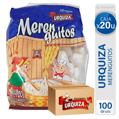 Golosinas Merengues Blancos Urquiza Dulces Sin Tacc Pack