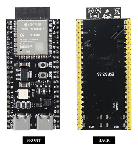 Aitrip 3pcs Esp32-s3-devkitc-1-n16r8 Placas De Desarrollo