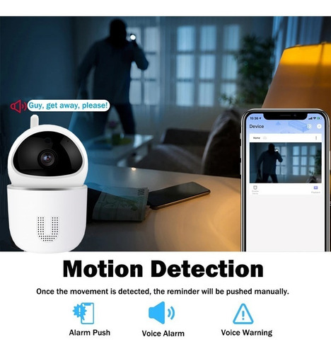 Cámara Ip Seguridad Wifi Smart 1080p Infrarrojo Ir Y10