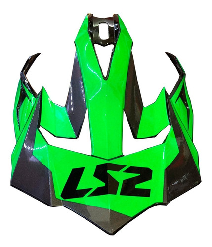 Ls2 Visera Mx470 Subverter Nimble Verde