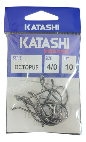 Anzuelo Tech Katashi Octopus N°4/0 Serie 9950 Pata Corta