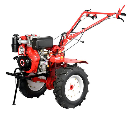 Microtrator Motocultivador Diesel 10hp Kawashima Mcd10135