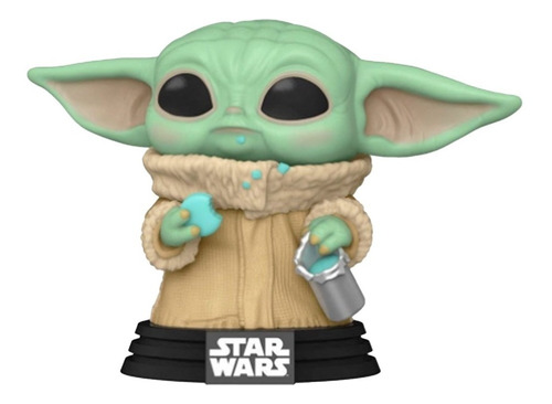 Boneco Funko Pop Baby Yoda Grogu C/ Cookies 465 Original