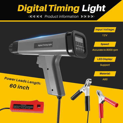 Luz Digital De Sincronización De Motor De Coche De 12 V Con