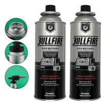Comprar Gás Refil Bullfire Fogareiro E Maçarico Culinário 400ml - 2x