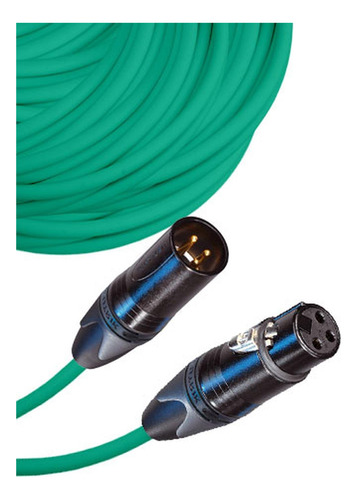 Macho Hembra Xlr Cable Conector Neutrik Nc3 Premium 20 Ga Ft