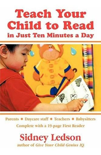 Enseñele A Su Hijo A Leer En Solo Diez Minutos Al Dia