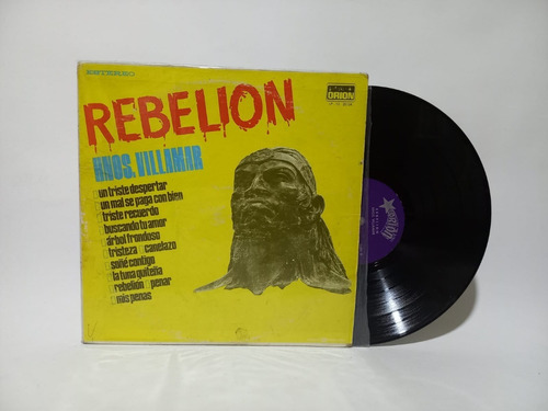 Disco Lp Hermanos Villamar / Rebelion