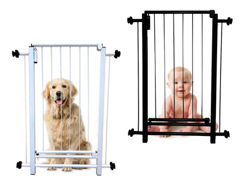 Portão Infantil Para Escada Segurança Bebe Reforçado 80cm