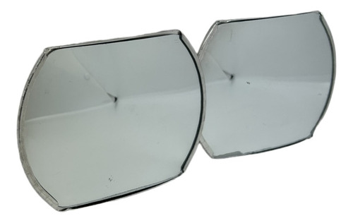 Par Espejo Concavo Recortado De Aluminio 3 Pulgadas