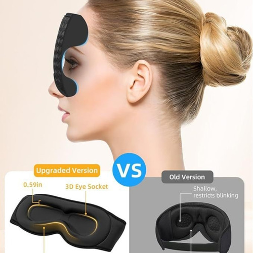 . Máscara De Ojos Transpirable Simple E Inteligente Con Red