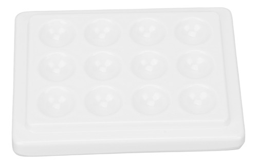 Paleta De Pintura Para Porcelana, 12 Pocillos, A Prueba De P