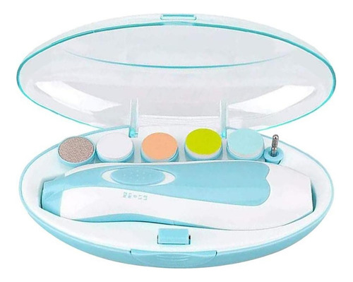 T Set De Manicura Automática Para Bebé Recién Nacido Azul