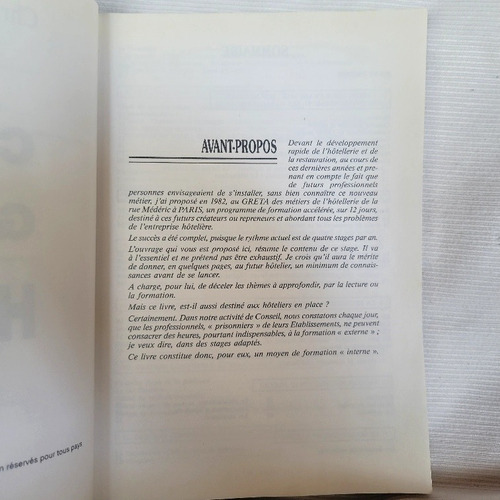 Imagen 5 de 10 de Creer Et Gerer Un Hotel Ch Bonnin Bpi Guides Pratiques Chr