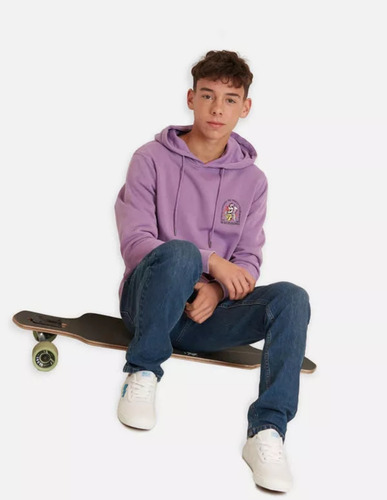 Polerón Maui And Sons Juvenil Talla 16 Color Morado 098890