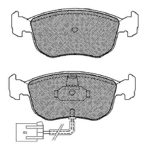 Pastilla De Freno Ford Mondeo - Scorpio (con Sensor) Delante