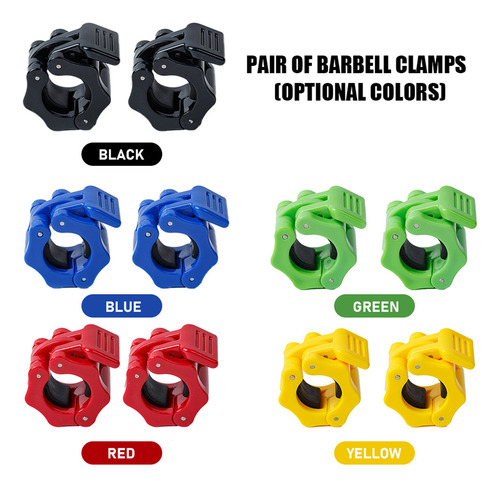 Braçadeiras De Barra Quick Release 1 Para Exercícios De Leva