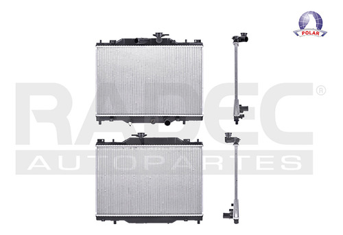 Radiador Yaris 16-18 C/y S/aire Ac Estandar