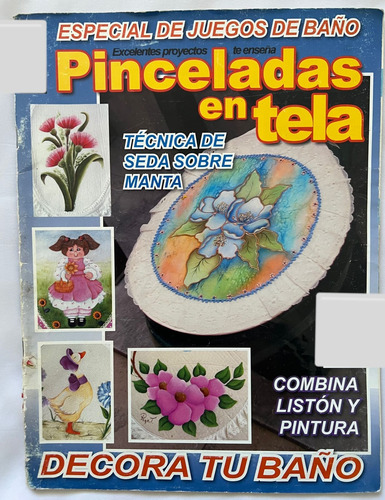 Revista Pinceladas En Tela No. 43 Esp. Baño  | Con Patrones 