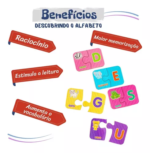 2 Jogos Educativos Descobrindo Alfabeto Números Sílabas Nig no Shoptime