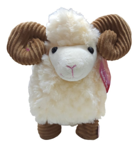 Peluche Carnero Oveja Chica 20cm Con Sonido Woody Toys 12491